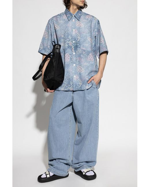 Isabel Marant Blue 'Labilio' Shirt for men