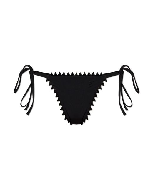 Jacquemus Black Bikini Top 'Picot'