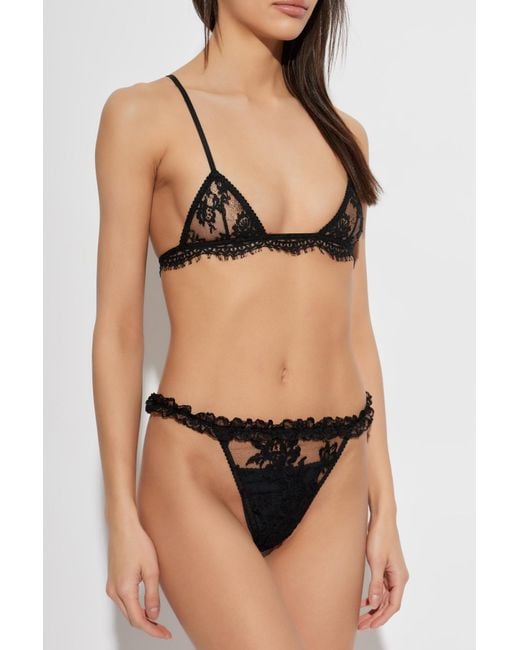 Dolce & Gabbana Black Lace Briefs