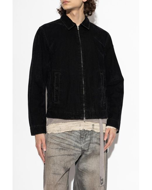 DIESEL Black 'D-Rohe' Jacket for men