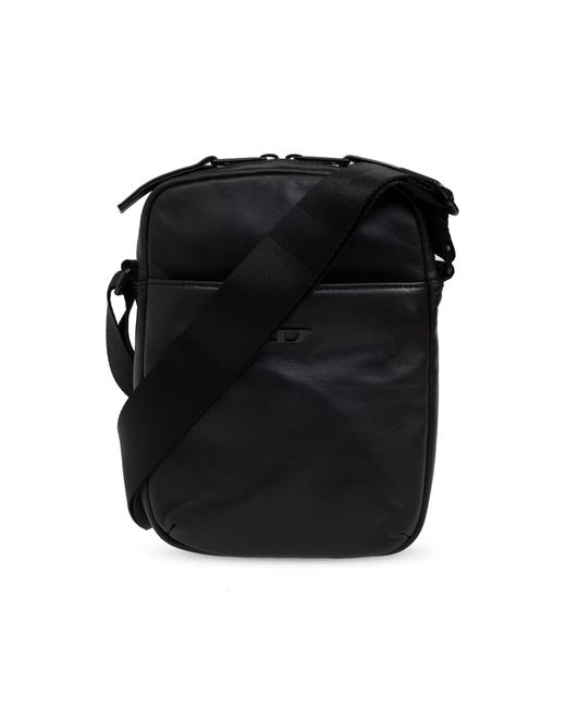 DIESEL Black Shoulder Bag Rave for men