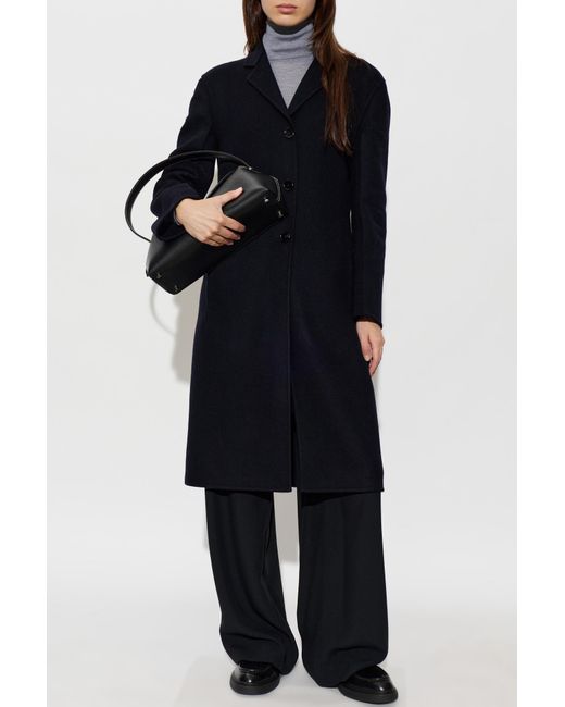 Jil Sander Black Cashmere Coat