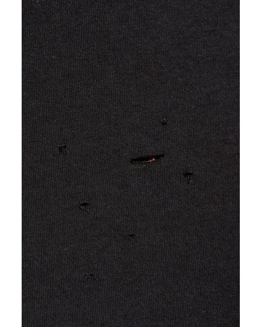 Balenciaga Black T-Shirt With A Vintage Effect