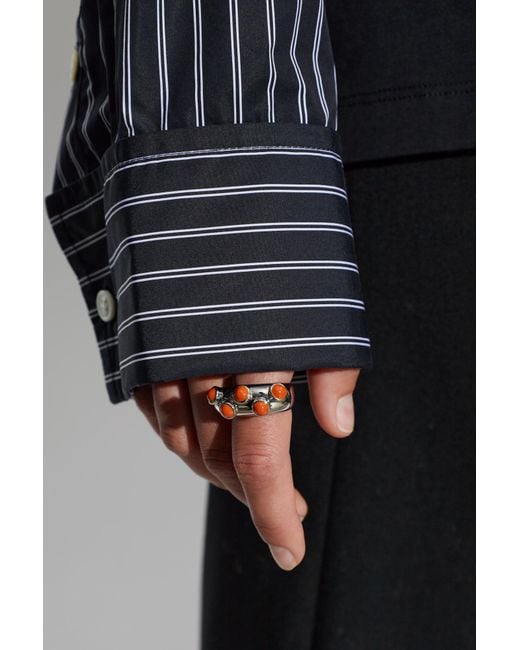 Marni Black Brass Ring