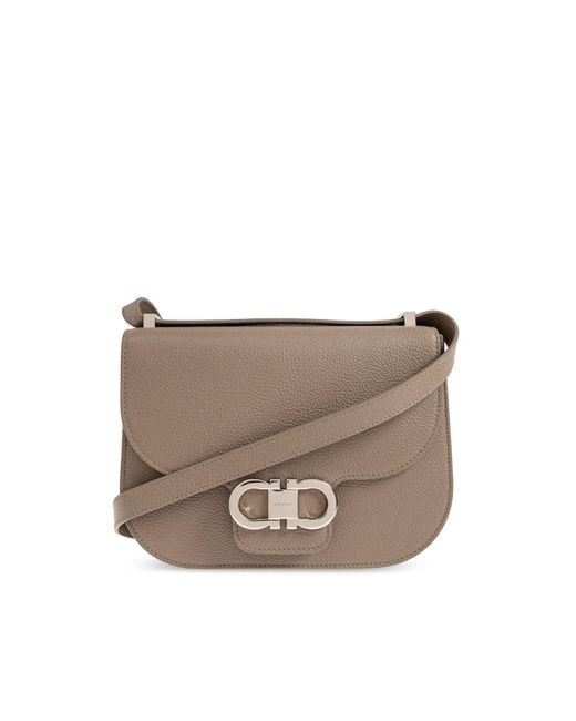 Ferragamo Brown Double Bag