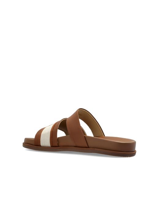 Furla Black “Tide” Slides