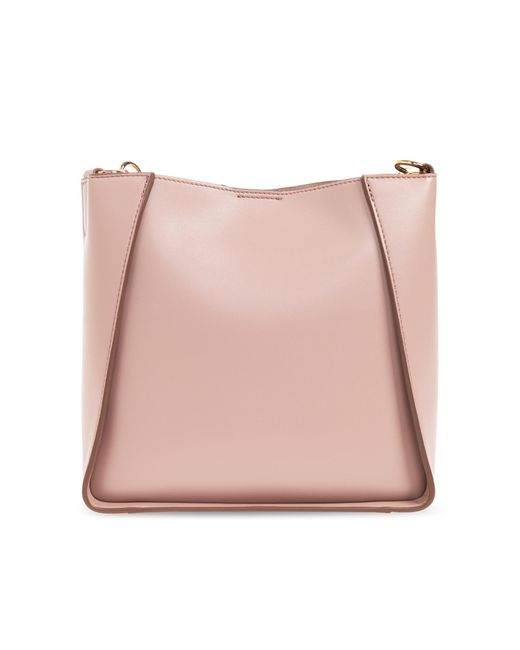 Stella McCartney Pink Shoulder Bag With Logo,