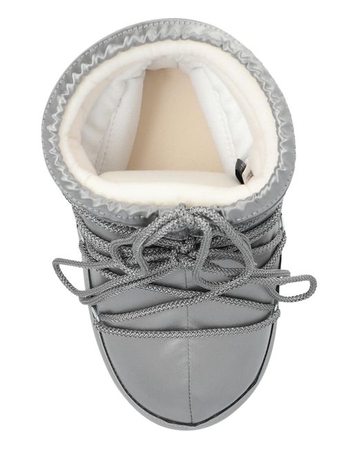 Moon Boot Gray Snow Boots Icon Low Glance