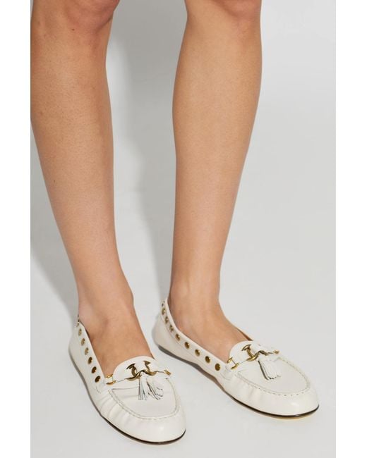 Isabel Marant White 'Faxel' Loafers