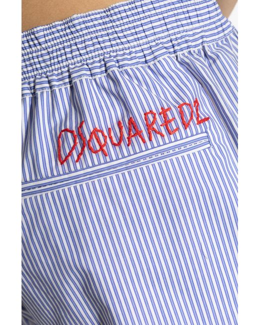 DSquared² Blue Shorts Capsule `summer Lovers`,