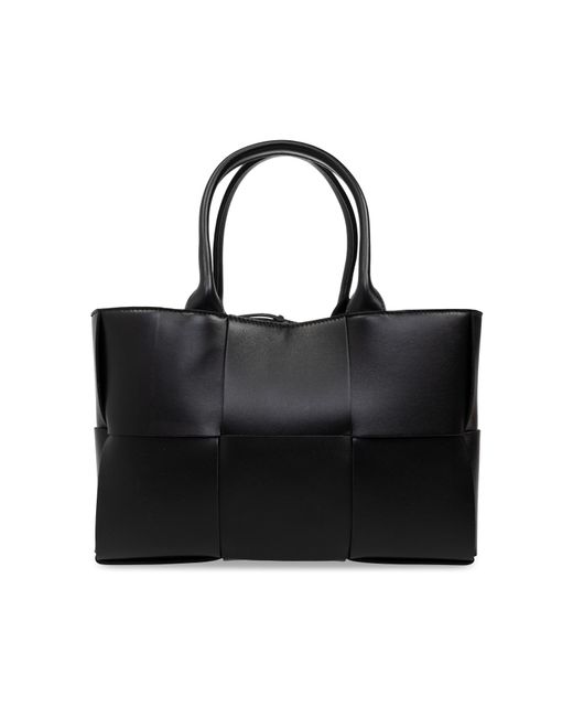 Bottega Veneta Black `arco Small` Shopper Bag,