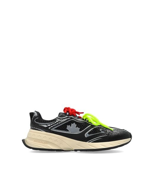 DSquared² Green "Sprinter" Sports Shoes