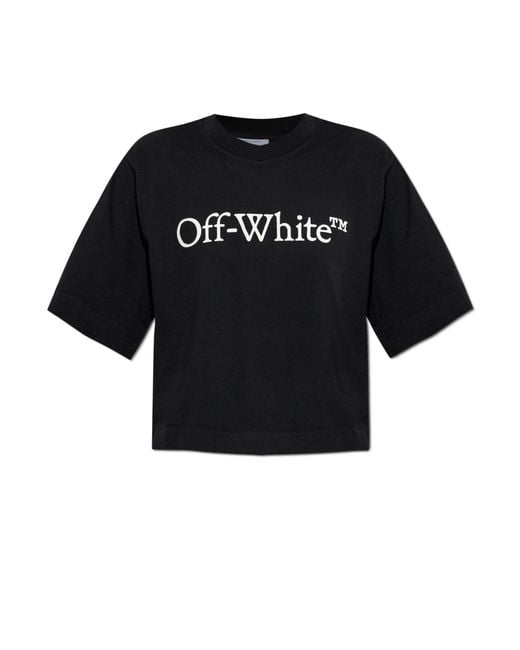 Off-White c/o Virgil Abloh Black Short Loose-Fit T-Shirt