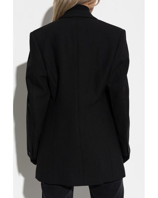 Rag & Bone Black Blazer With Open Lapels