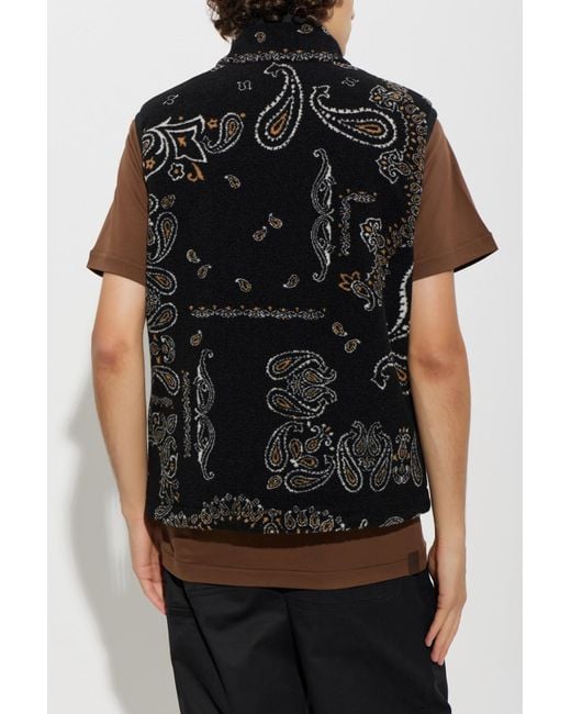 Moncler Black Reversible Down Vest for men