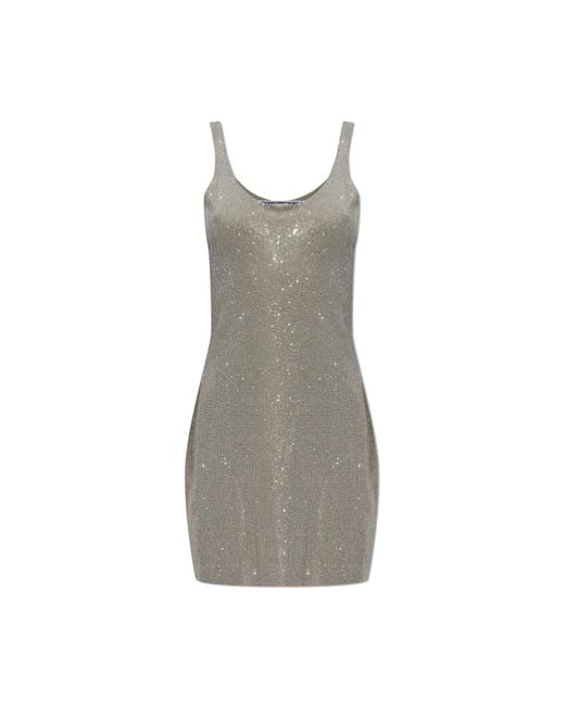 Alexander Wang Metallic Shiny Dress