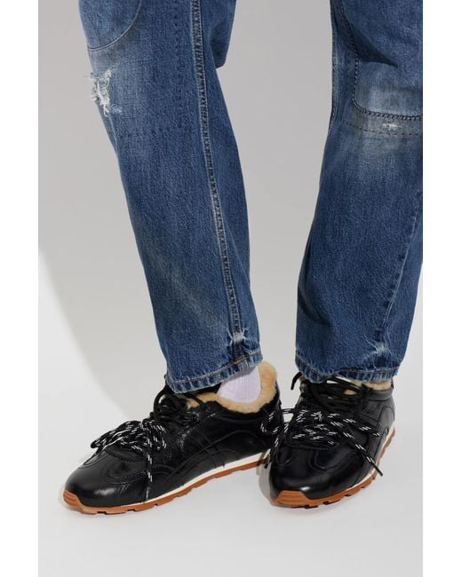 DSquared² Black Sports Shoes "Dc-642" for men