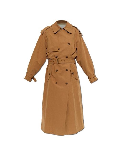 Isabel Marant Brown Trench Coat "Violette"