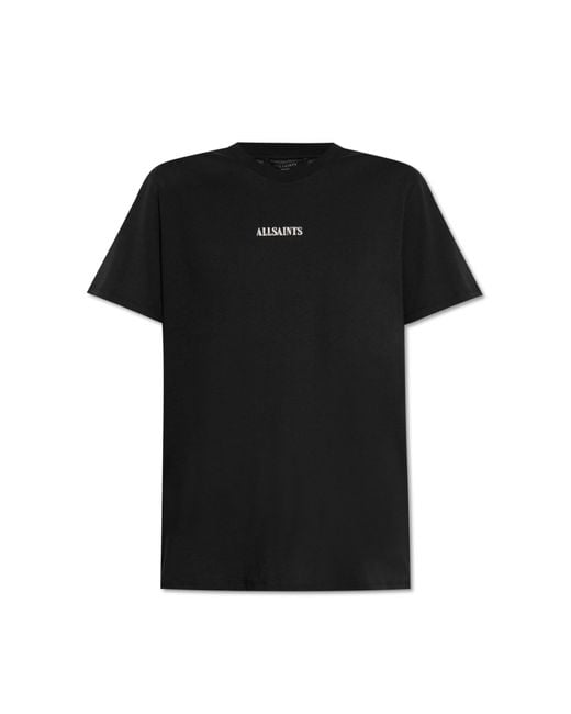 AllSaints Black 'fortuna' T-shirt,