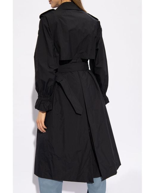 Save The Duck Black Trench Coat 'Ember'