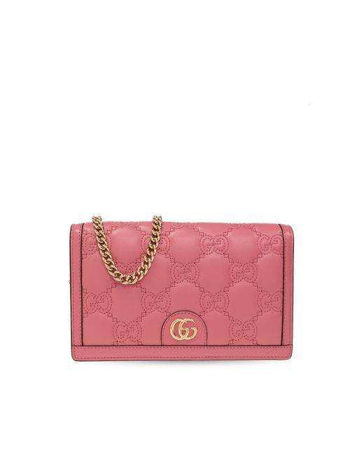 Gucci Wallet On Chain in Red Lyst