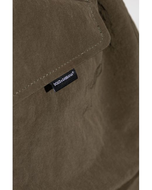 Dolce & Gabbana Green Jacket Type Parka for men