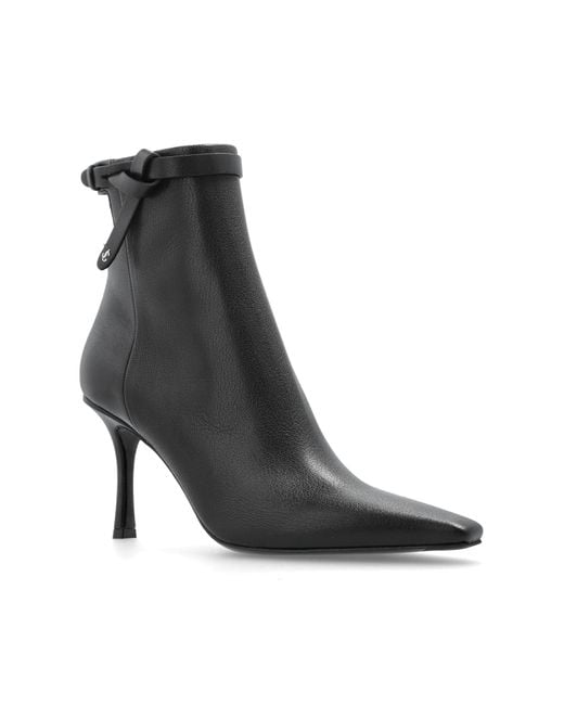 Jimmy Choo Black 'Camie' Heeled Ankle Boots
