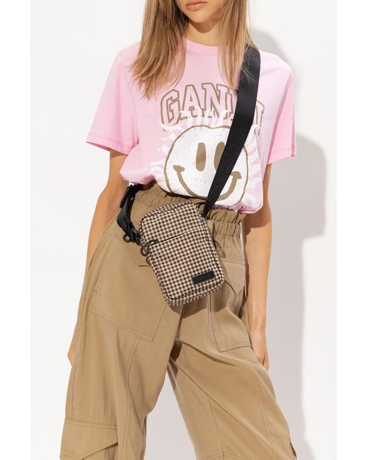 Ganni 'festival Mini' Shoulder Bag in Beige (Natural) Lyst