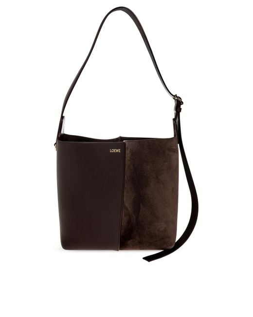 Loewe Black “Bilbao Bucket Medium” Bag