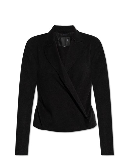 R13 Black Wrap Shirt