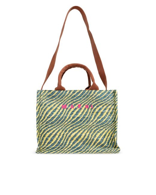 Marni Green Bag With Logo