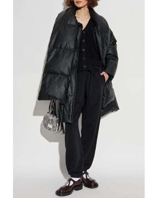 MM6 by Maison Martin Margiela Black Down Coat