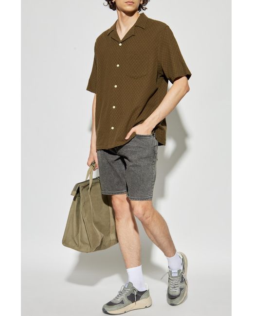 AllSaints Gray "Switch" Shorts for men