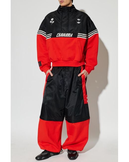 Adidas Originals Red Adidas X Willy Chavarria for men