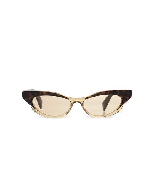 McQueen White Sunglasses