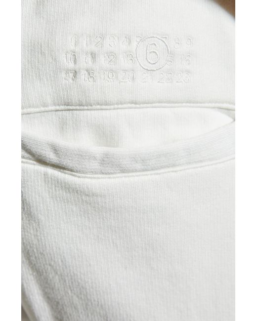 MM6 by Maison Martin Margiela Black Sweater With Logo for men