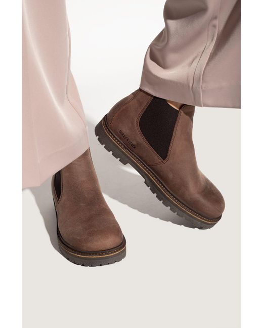 Birkenstock 'stalon Ii' Ankle Boots in Brown | Lyst