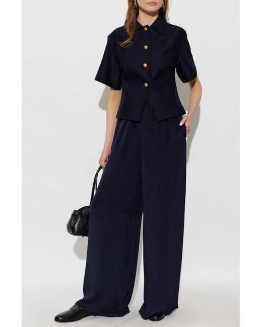 Max Mara Blue Jacket 'Risorsa'