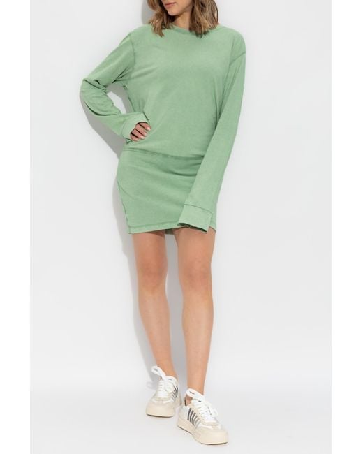 DSquared² Green Dress With Print
