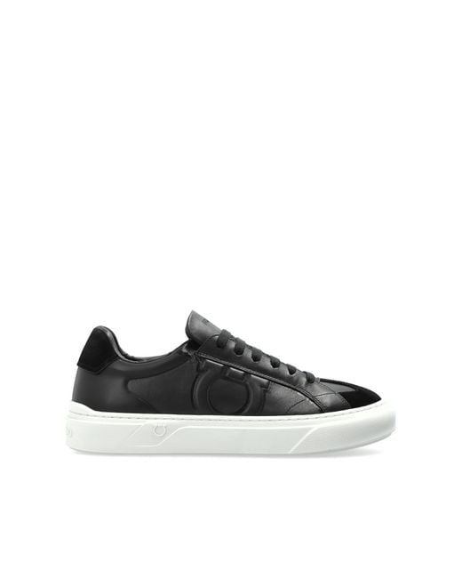 Ferragamo Black Thor Sport Shoes for men