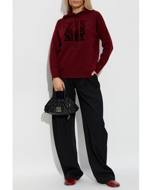 Max Mara Red Wool Sweatshirt 'Taddeo'