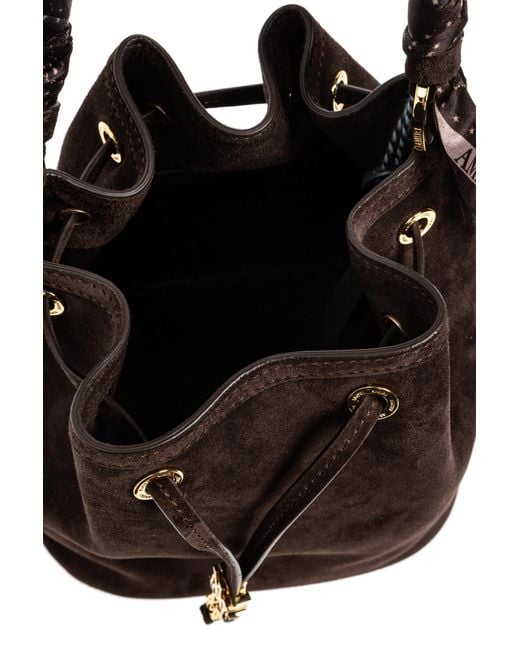 Amiri Black Suede Handbag