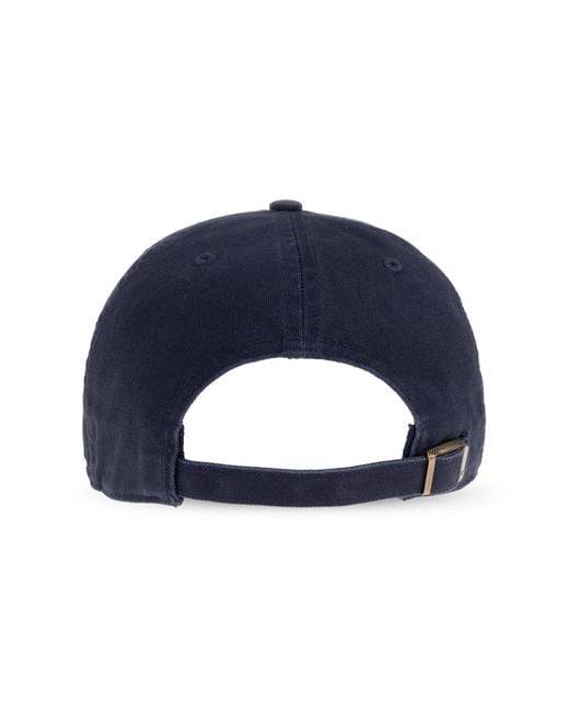 Sporty & Rich Blue Cap With Visor From The '47 & The New York Yankees' Collection