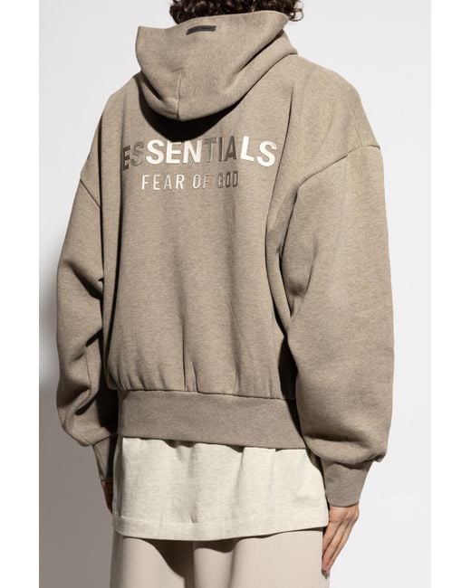 Fear Of God Natural Sweatshirt With Logo for men