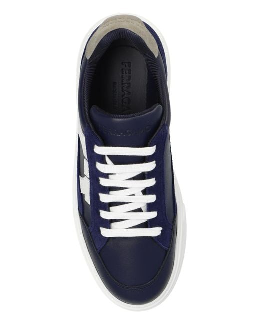 Ferragamo Blue Trainers for men