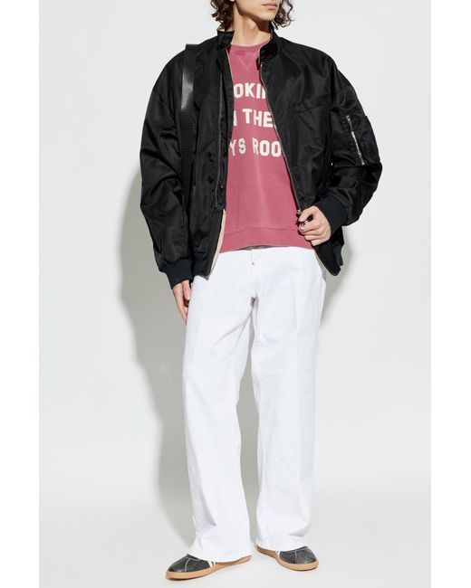 DSquared² White 'Baggy' Jeans for men