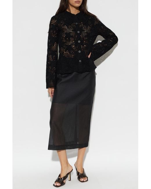 By Malene Birger Black Cardigan "Gwenevere"