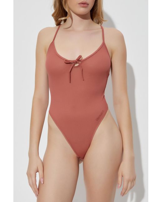 DSquared² Red Bodysuit With Straps