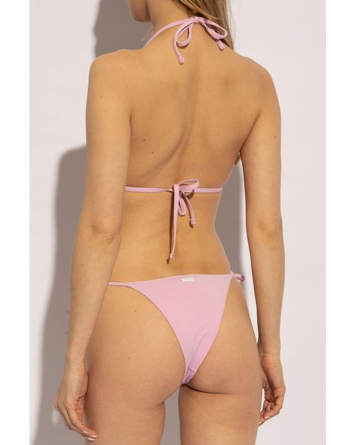 Emporio Armani Pink Two-Piece Swimsuit