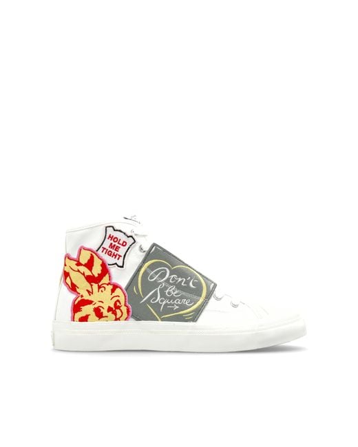 KENZO White 'Hoshi High' Sports Shoes for men